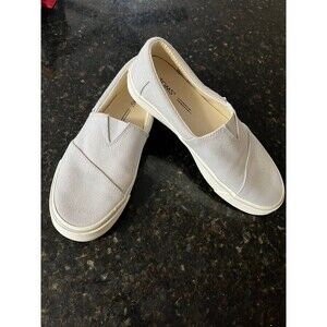 Toms Woman’s 8 Slip On Shoes Light Gray
